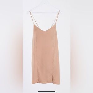 Missguided tie back cami dress